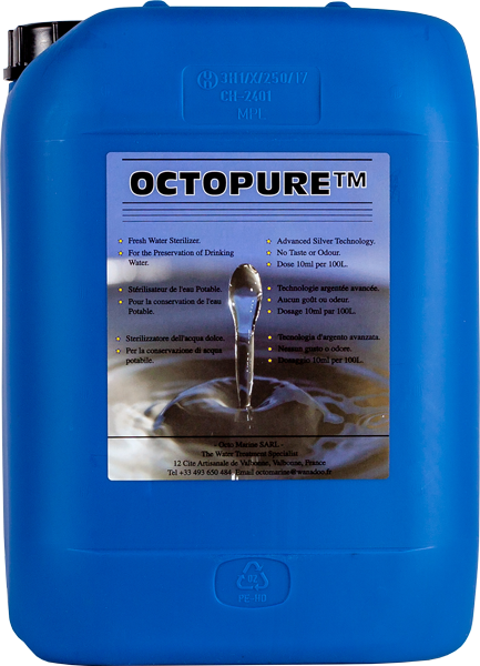 OctoPure™ 10L fresh water sterilizer - Octo Marine